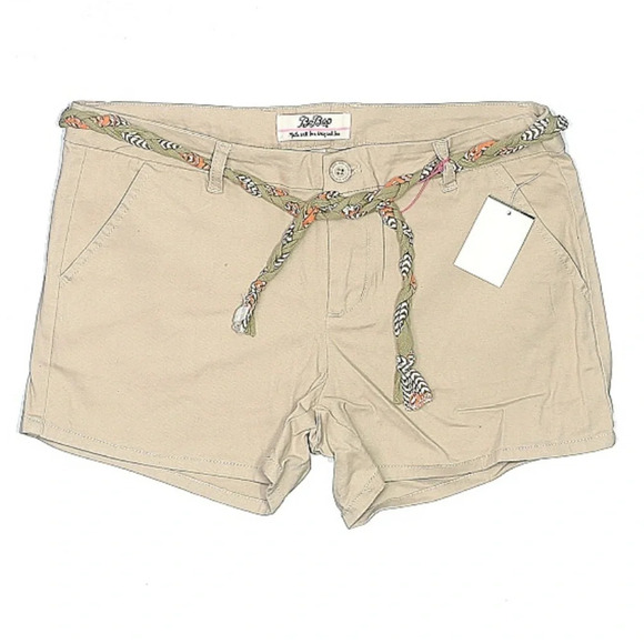 BeBop Pants - NWT Bebop Belted khaki Shorts junior 11